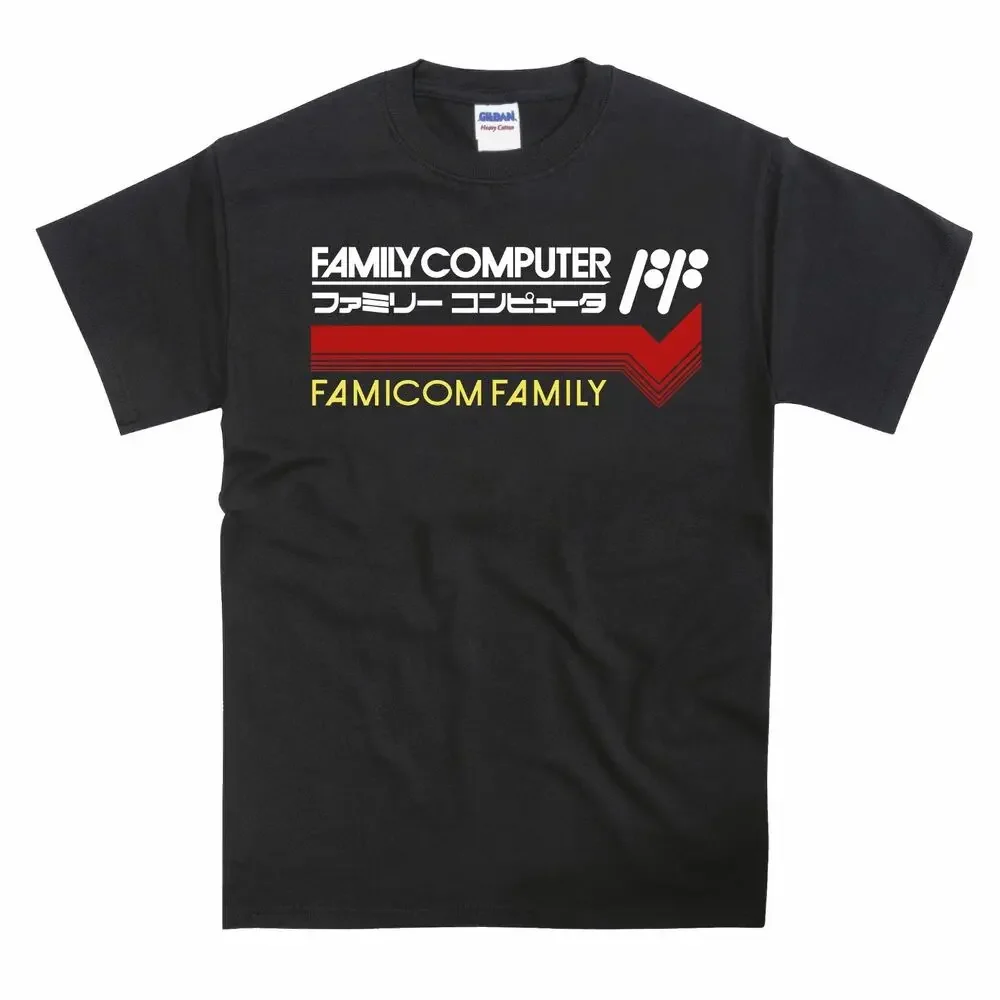 Famicom Family Japanese NES Tribute T-Shirt  High Quality 100%Cotton Short Sleeve