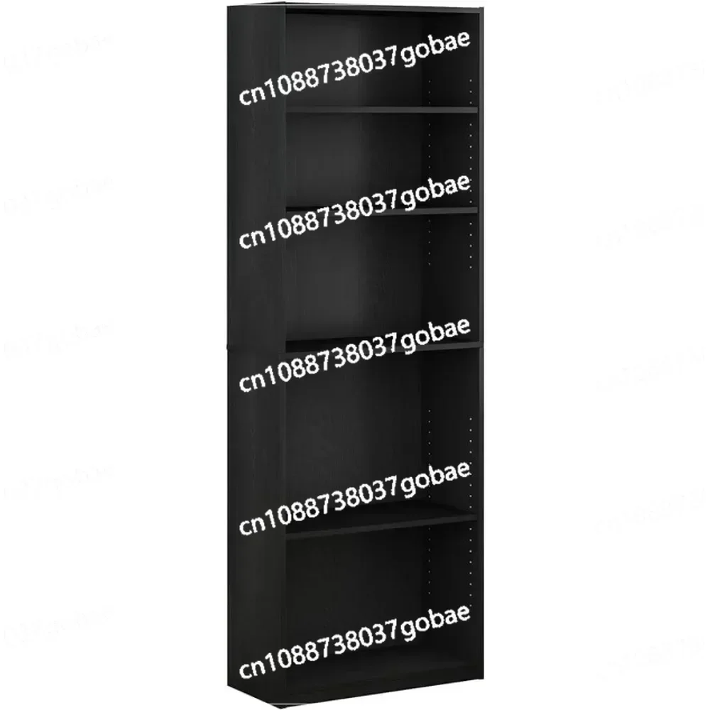 Bookcases Home 5-Shelf Bookcase, 5-Tier, Black Bookshelf