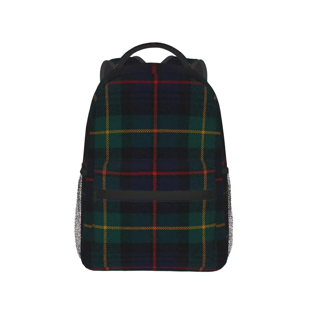 Farquharson Scottish Tartan Student Backpack School Bag Hiking Travel Daypack for Boys Girls Fashion Bookbag Shoulder Bags