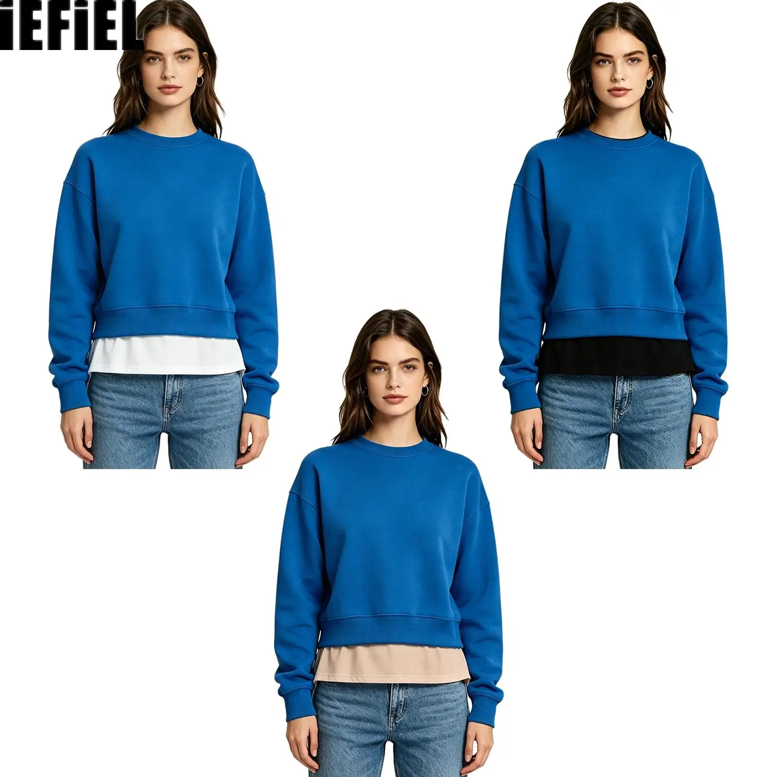 Women Fashion Base Short Skirt Hip-covering Half-skirt Butt Flap for Sweater And Sweatshirt Hem for Daily Wear