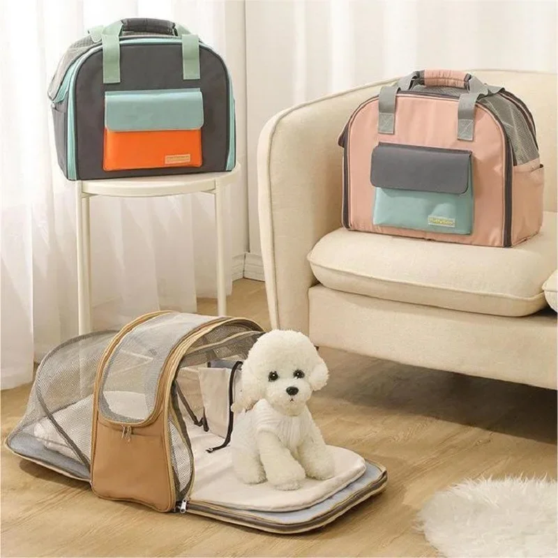 

0-4kg Dog Backpack Puppy Handbags Dog Transport Bag Pet Backpack Pet Bag Puppy Pet Shoulder Carrier Bag Multifunctional