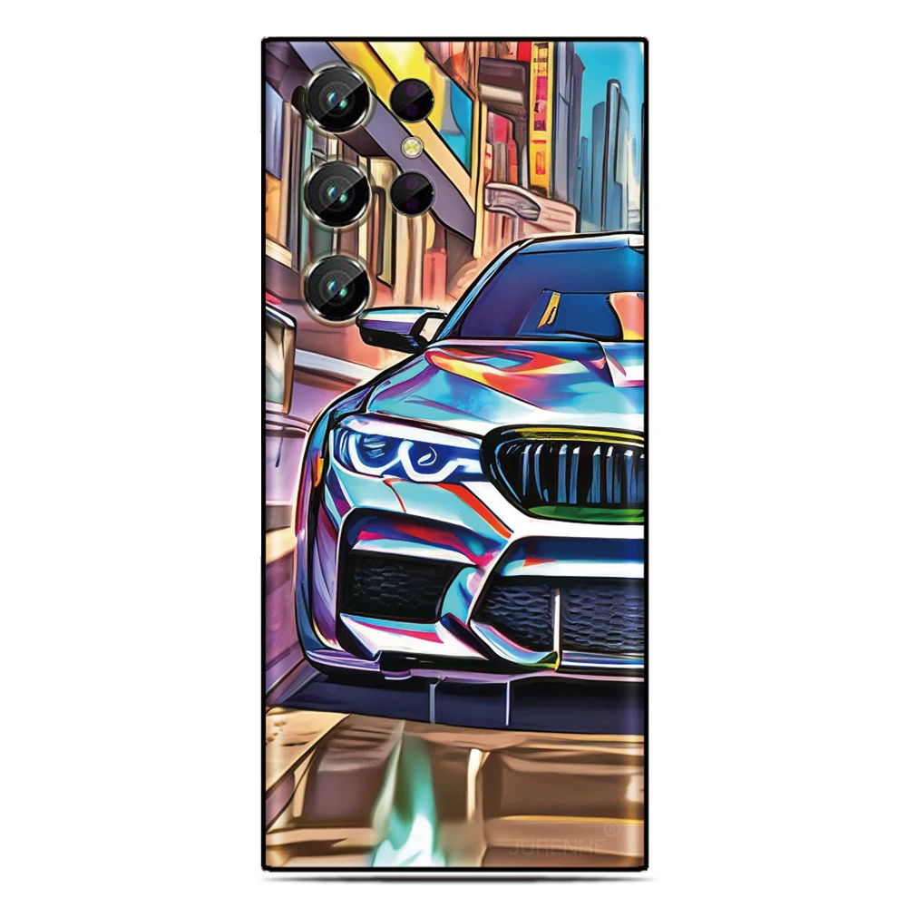 غطاء خلفي رائع للسيارة الرياضية لهاتف DOOGEE Note 56 59 58 N55 Plus N60 N50s N50 Pro لا شيء CMF Phone 1 2 2a One Two 3a Lite حافظة ناعمة