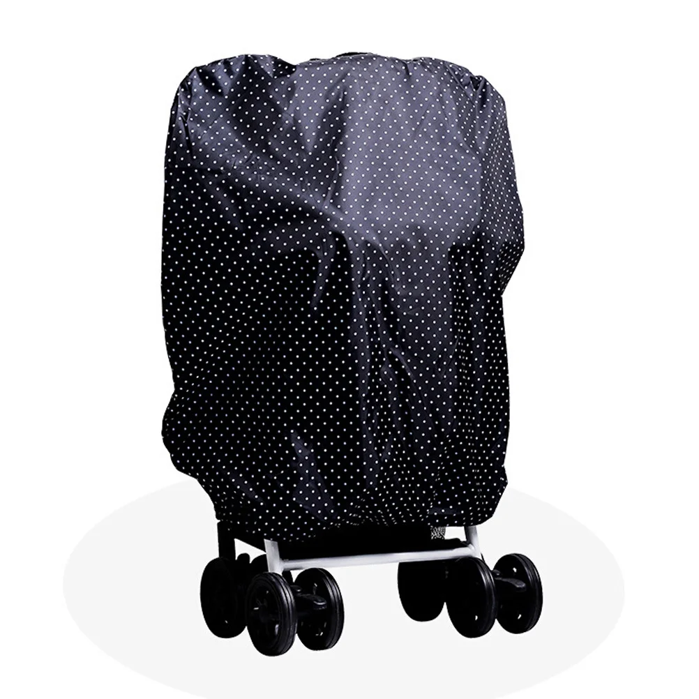 غطاء مطر مقاوم لجميع الأحوال الجوية لعربة الأطفال مصنوع من البوليستر عالي الجودة يناسب معظم عربات الأطفال للاستخدام الداخلي الخارجي #3