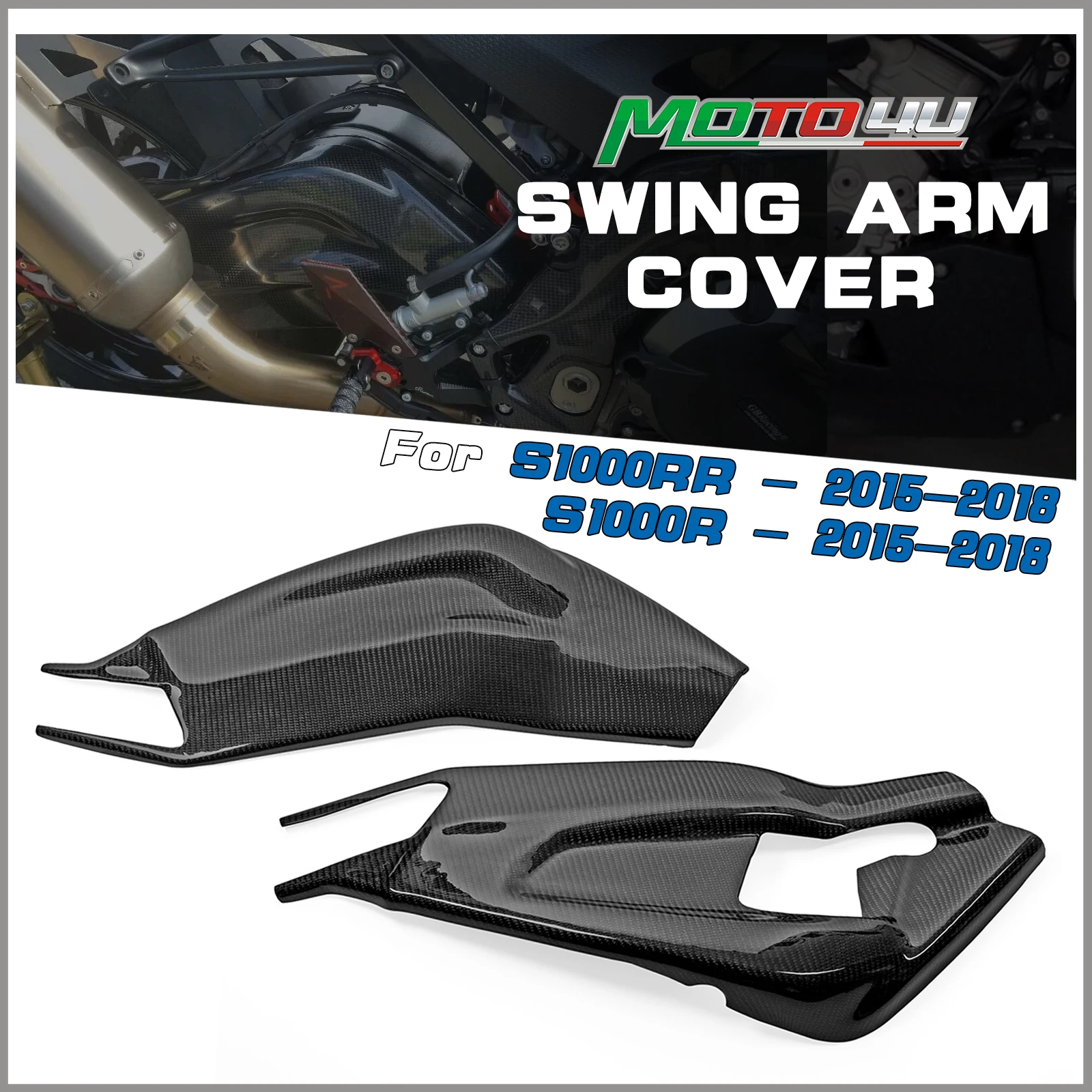 Carbon Fiber Motorcycle Swing Arm Covers Protectors  Swingarm For BMW S1000rr 2009 2010 2011 2012 2013 2014 2015 2016 2017 2018