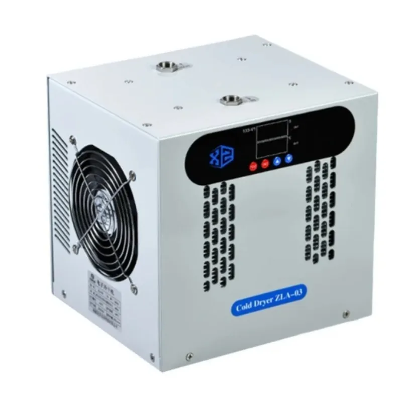 

Small Refrigerated Air Dryer Compressor Cold Dryer Filter Compressed Air Treatment Equipment Auto Drain