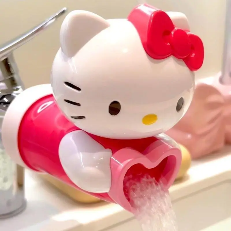 Cartoon Sanrio Hello Kitty Cute Love Faucet Extension Device Splash-Proof Home Decor Birthday Gift Commemorative Collectibles