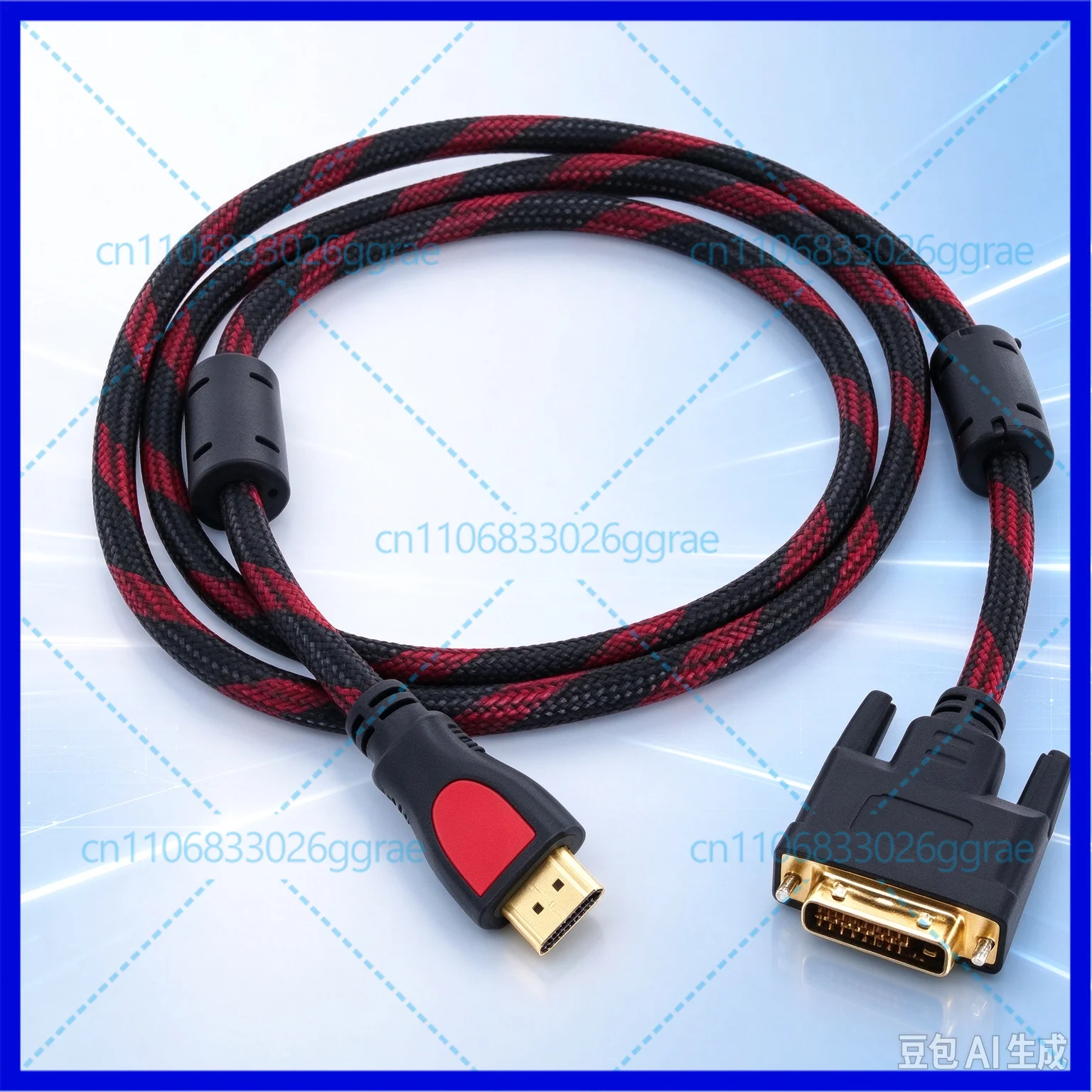 Parts for HDMI to DVI Bidirectional Adapter Cable for Graphics Card Computer TV,2PCS