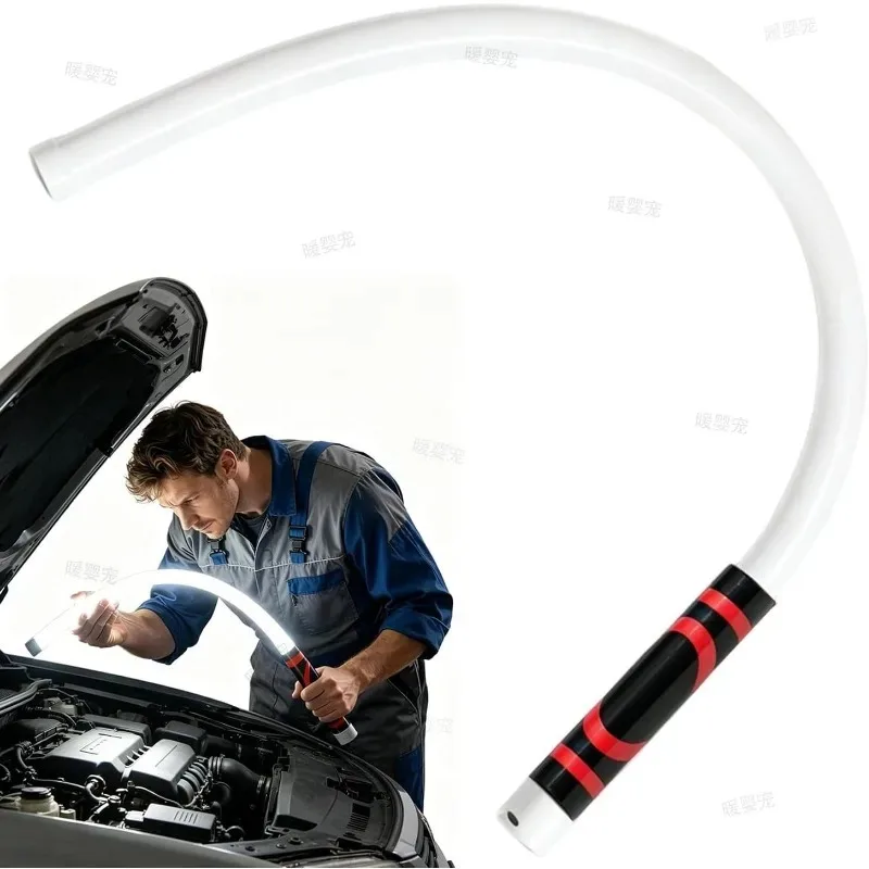 Shape-Retaining Flashlight Slim Inspection Lamp USB Rechargeable Flexible Bendable LED Work Light for Car Engine Auto Repair