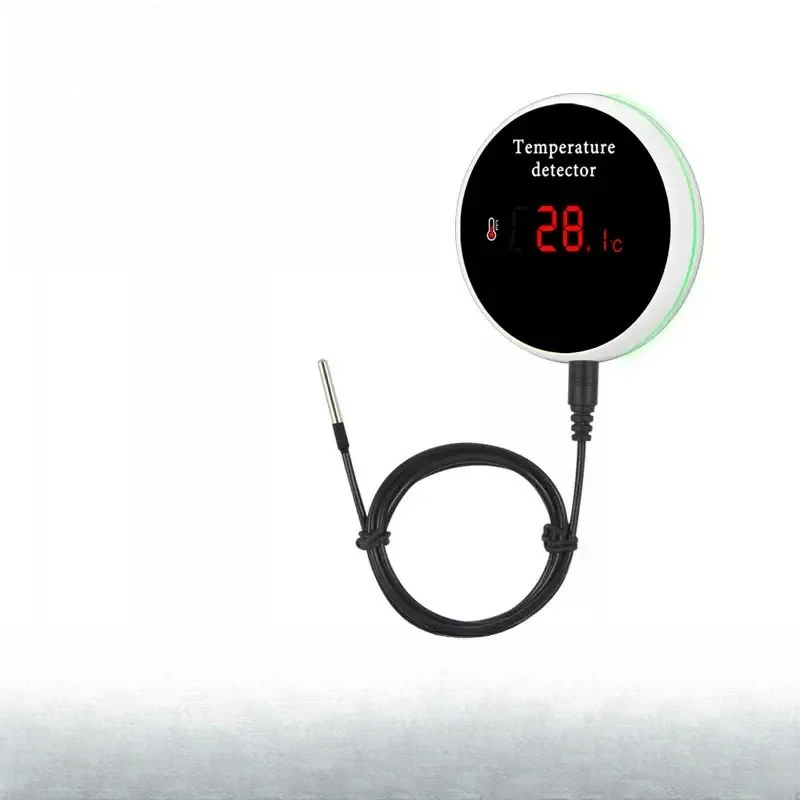 Tuya WiFi Temperature Humidity Sensor,APP Remote Monitor,High Low Temperature Alarm Data Logger for Greenhouse Cold Storage Room