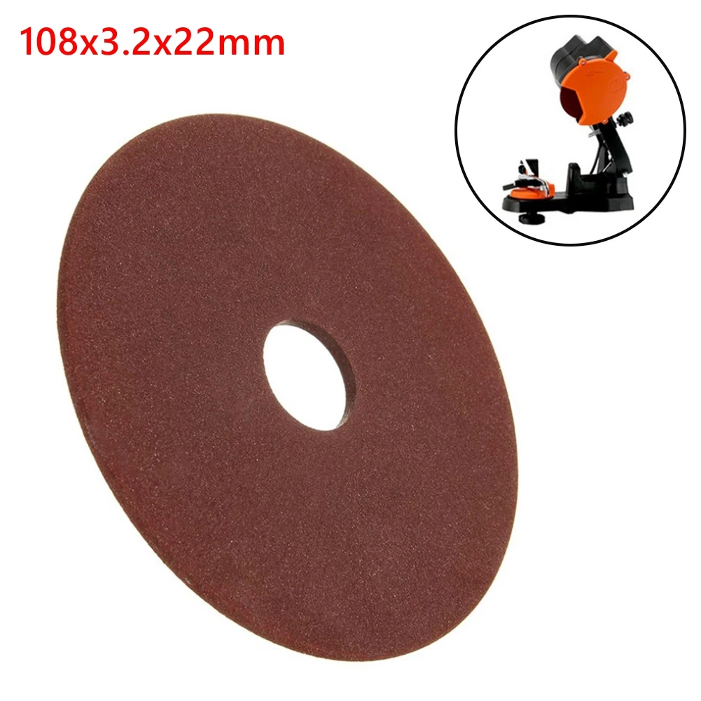 108x3.2x22mm Grinding Wheel Disc Pad For Chainsaw Sharpener Grinder For Cutting 3/8inch & 404 Chain Accessories