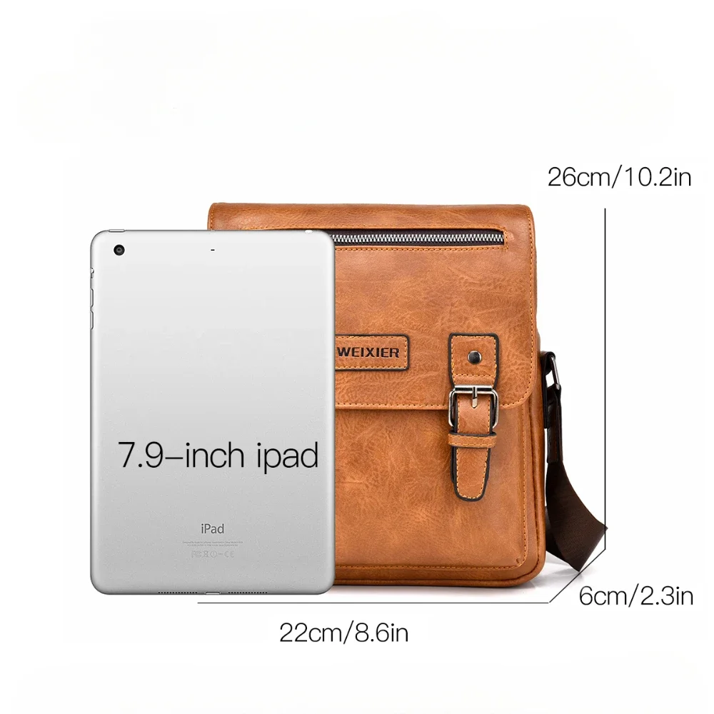 Men\'s Bag Fashion Shoulder Bag Husband 7.9-inch iPad Crossbody Bag Quality luxury Handbag Short distance travel messenger bags