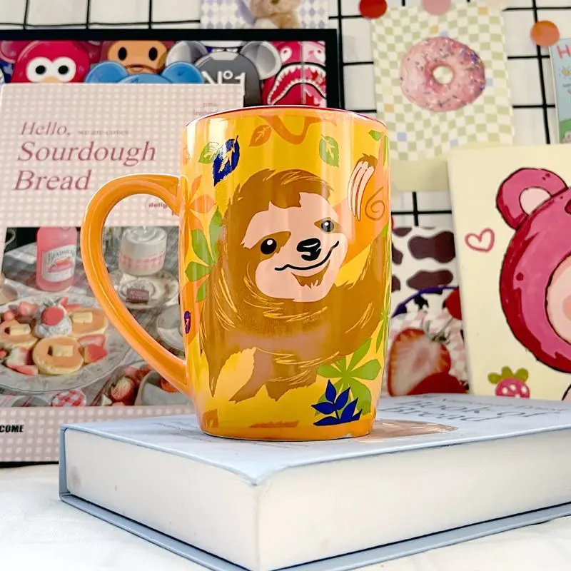 South American Costa Rica's primitive tropical rainforest plant and animal themed travel souvenir mug for coffee. Cultural