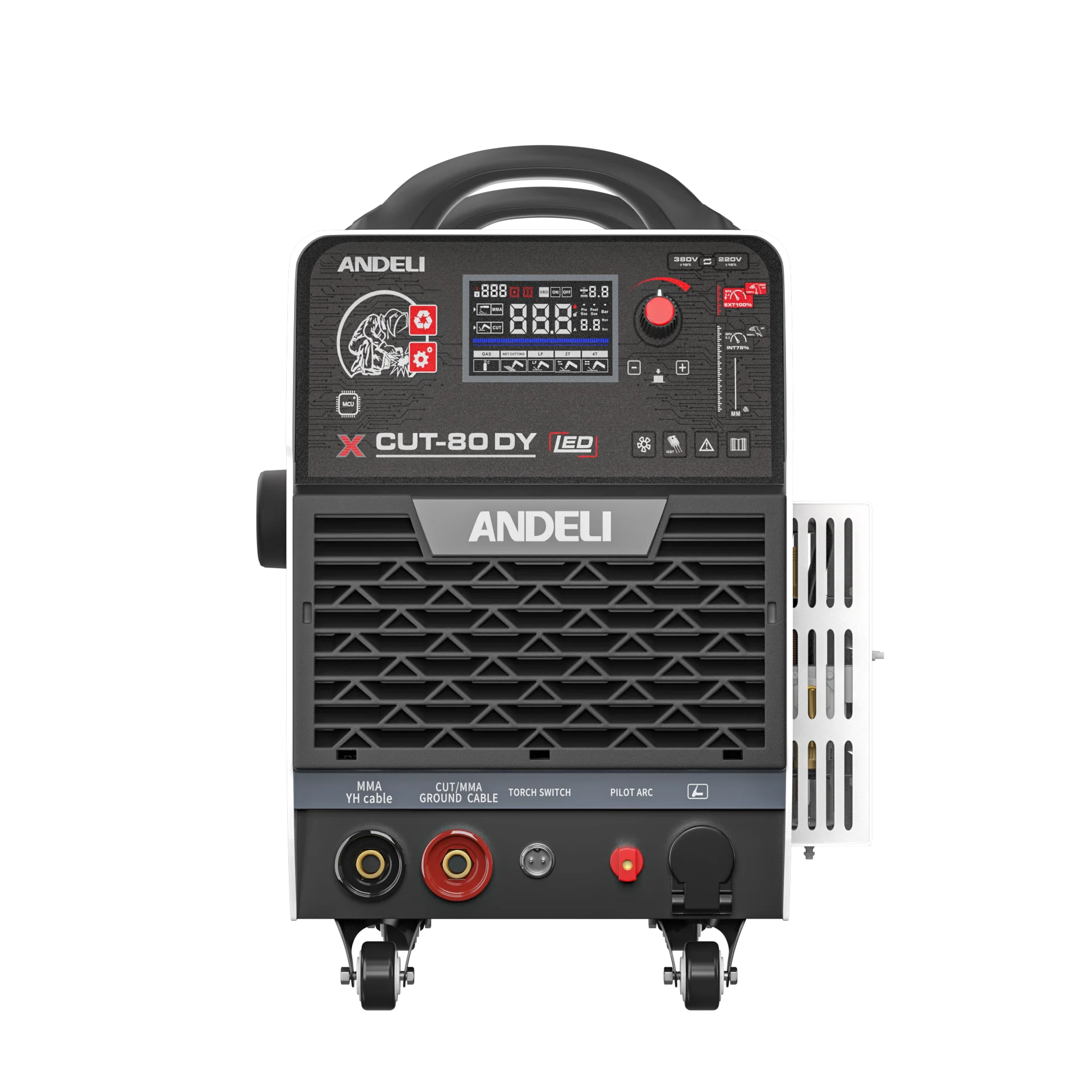 

ANDELI Industrial Arc Plasma Cutting Machine OEM/ODM New Arrival Built-In Air Compressor MMA & HF Plasma Cutter Inverter 380V