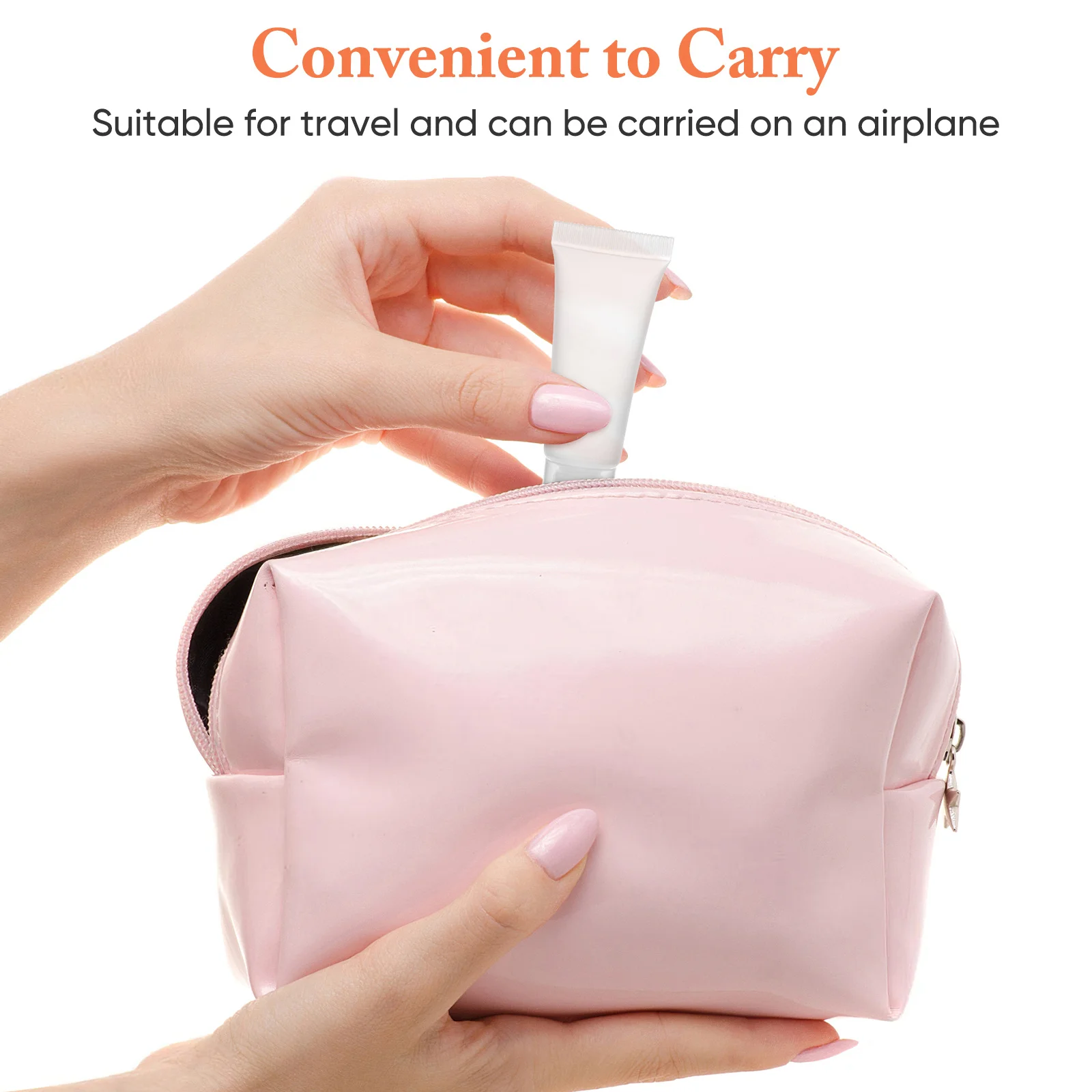 

50Pcs 10Ml Leakproof Travel Bottles Reusable Portable Dispenser Tubes for Shampoo Conditioner Facial Toner Hand Cream Skincare