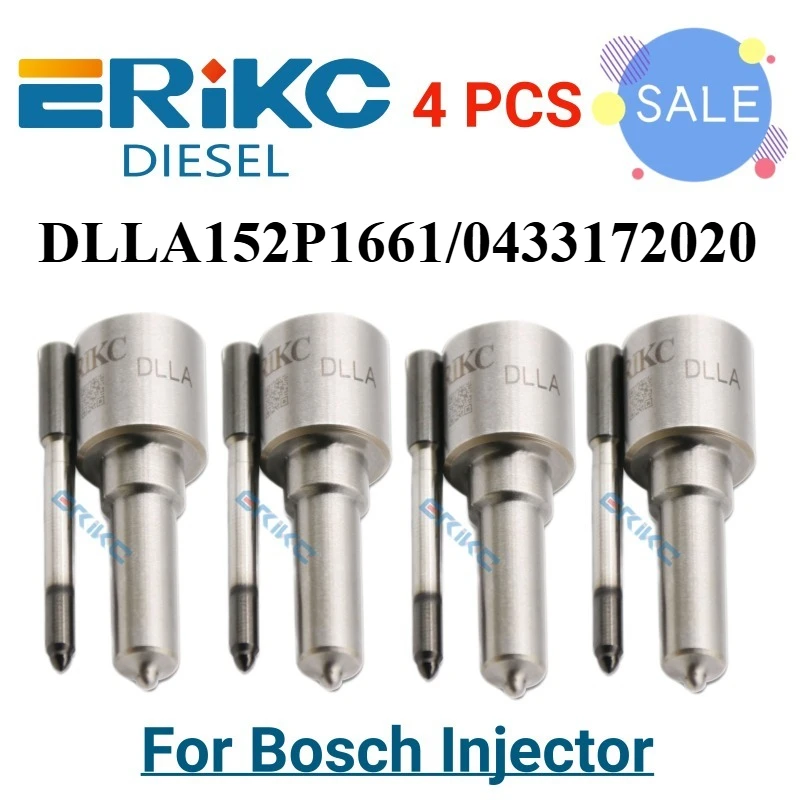 

0433172020 Injection Tip Diesel Fuel Injector Nozzle DLLA152P1661 DLLA 152 P 1661 0 433 172 020 for FIAT 0445110524 0445110300