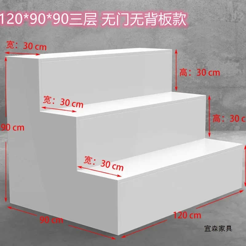 Display Rack Shoe Cabinet Counter Flower Shelf Gift Shelf Step Display Cabinet