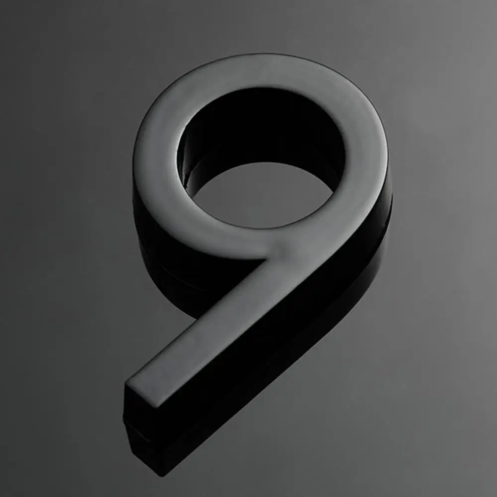 Decorative 3D House Numbers Heavy Duty Modern House Address Numbers Home Front Door