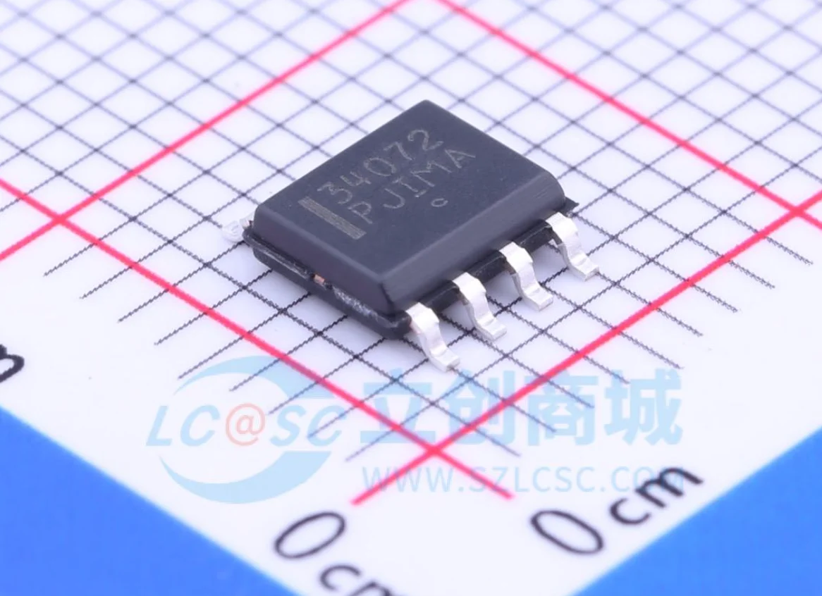 20PCS   Original genuine MC34072ADR2G operational amplifier, single power supply 3.0 V to 44 V, low input offset voltage, dual S