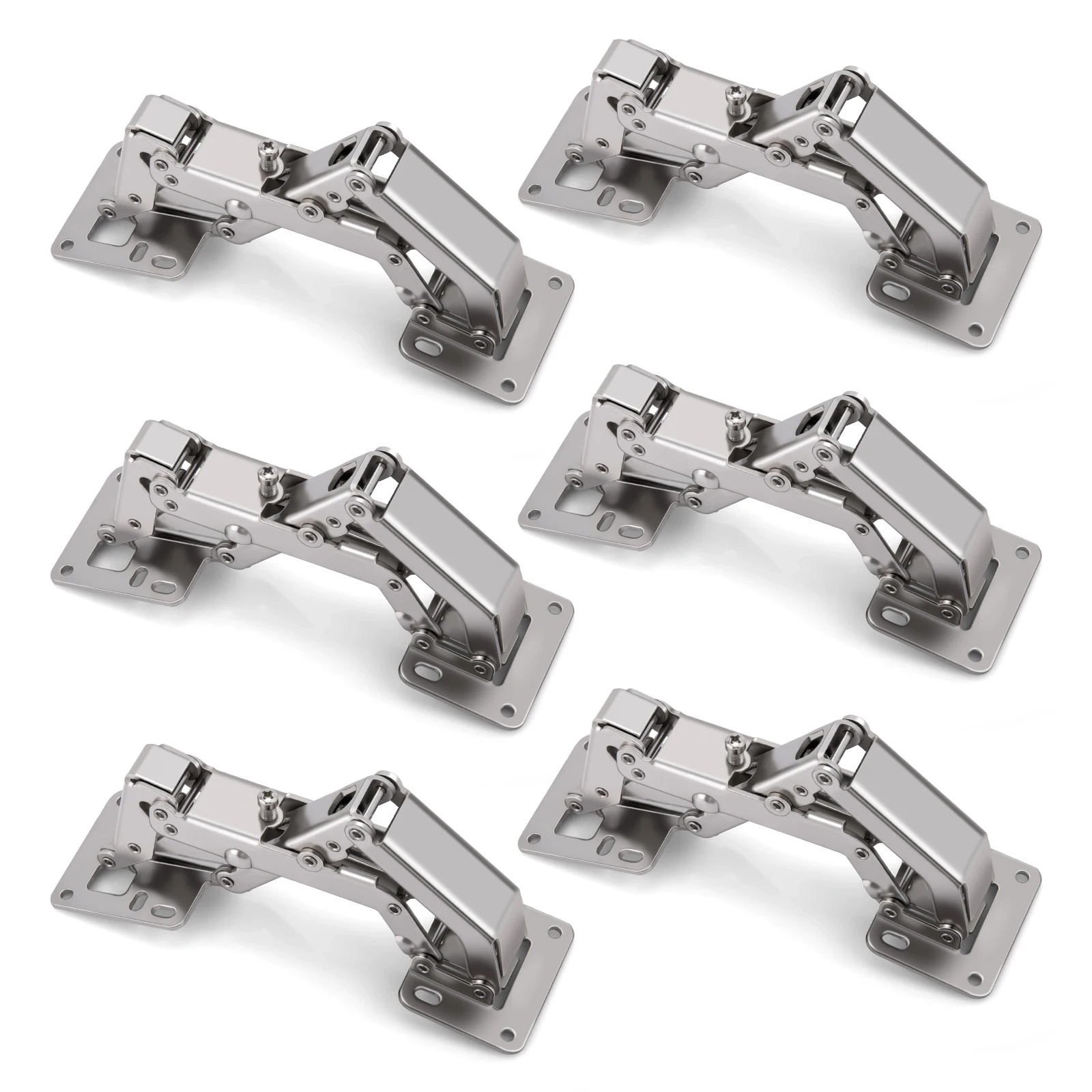 

Петли для шкафов Goture, регулируемые на 170 градусов, металлические, скрытые, гидравлические, с плавным закрыванием, для дверей гардеробов и шкафов, фурнитура