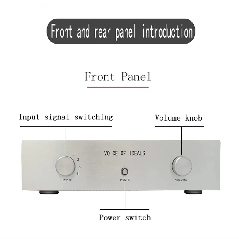AIYIMA SMSL A288 Wzmacniacz mocy HIFI 100W * 2 America ON Gold Sealed Tube Audio Amp Domowe wzmacniacze kombinowane