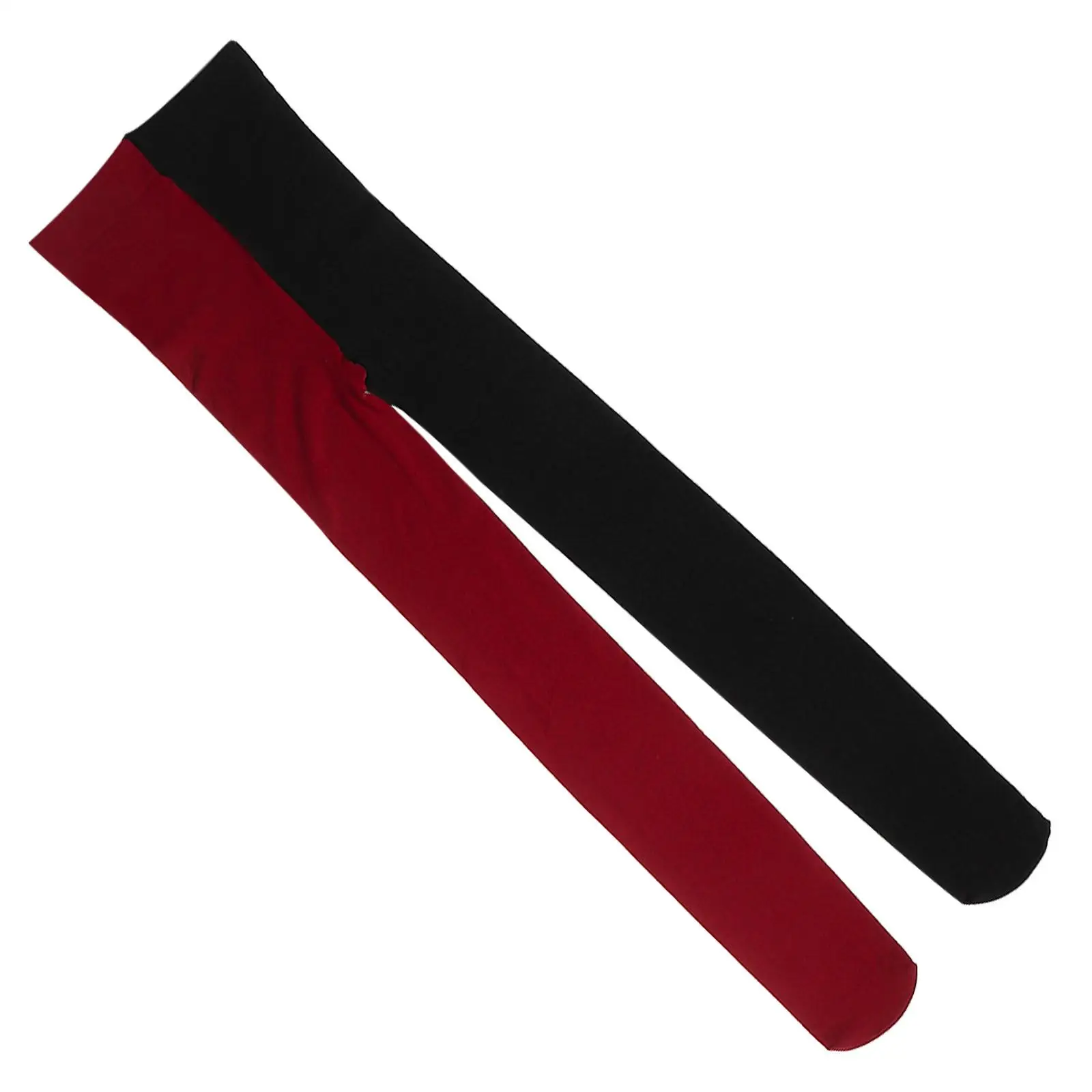 

Two Color Stockings Women Sheer High Thigh Elastic Tights Black Silk Stockings Stripe Leggings Party Wear