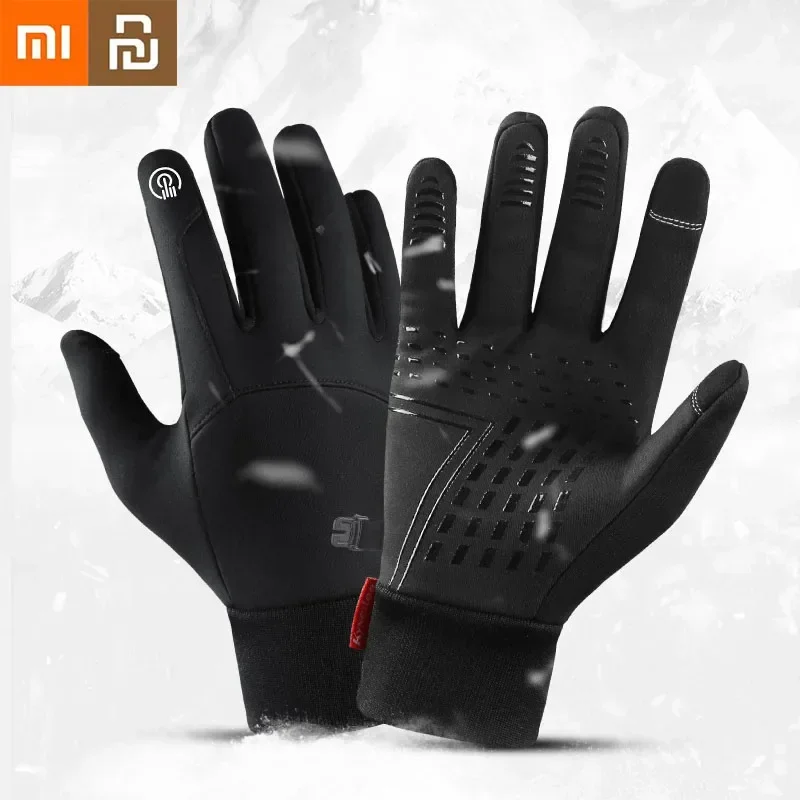 Xiaomi Youpin Warm Gloves Touch Screen Windproof Sports Gloves Water Non-slip Mitten Winter Full Finger Gloves For Men Women