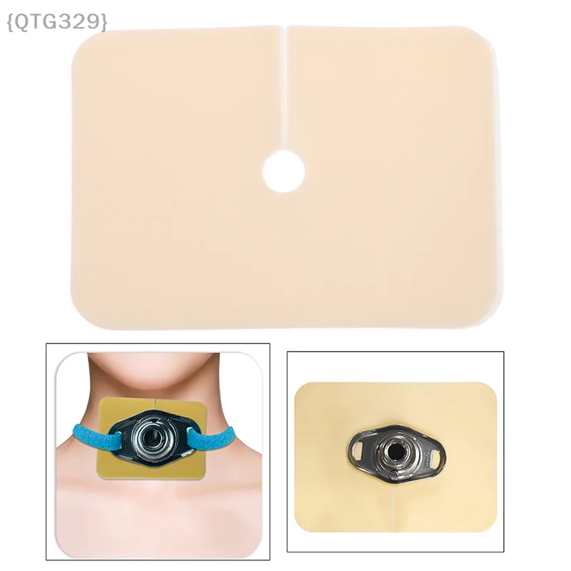 

【O】1 Pcs Comfortable Tracheostomy Pad Protector | Ultra-Soft Medical Gauze For Skin Care & Tube Fixation