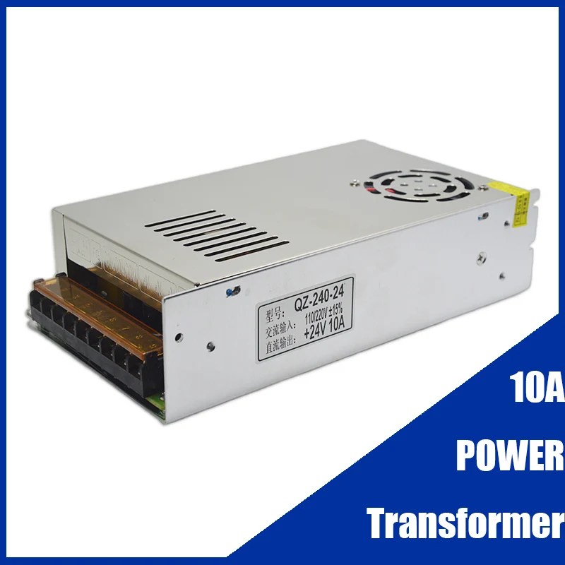 

10A AC 110V 220V To DC 24V12V Источник питания Трансформатор Регулятор напряжения Преобразователь Источник Адаптер для светодиодной ленты CCTV