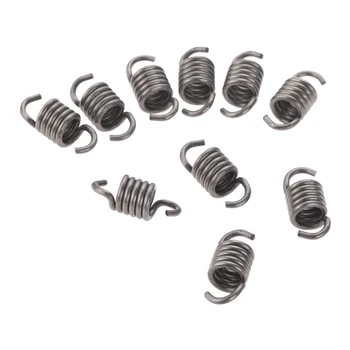 10 개/몫 2500 전기 톱 클러치 스프링 25cc 금속 체인 톱 스프링 21*8.8mm 정원 교체 수리 부품 고품질