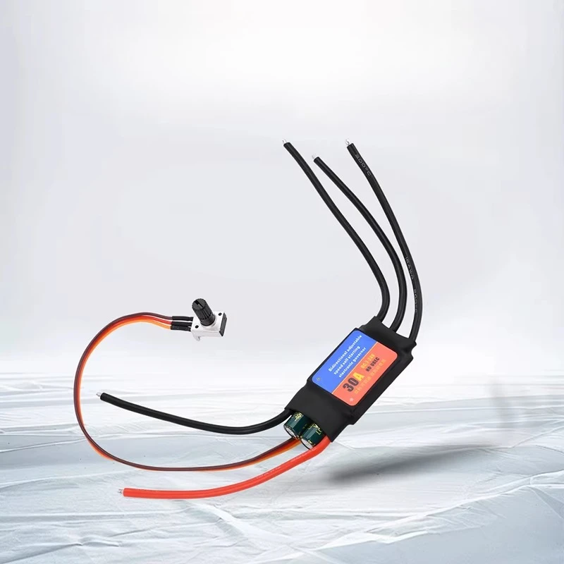 DIY Fan Modification: High-Torque Brushless 30A/60A ESC Motor Driver Switching, Forward/Reverse Speed Control (Single/Double)