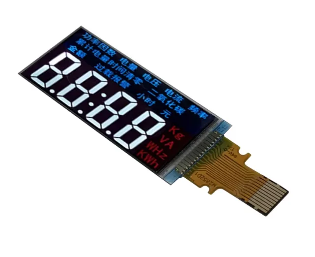 1.08-inch semi transparent and semi reflective low-power monochrome constant light display screen 160 * 68 intelligent wearable