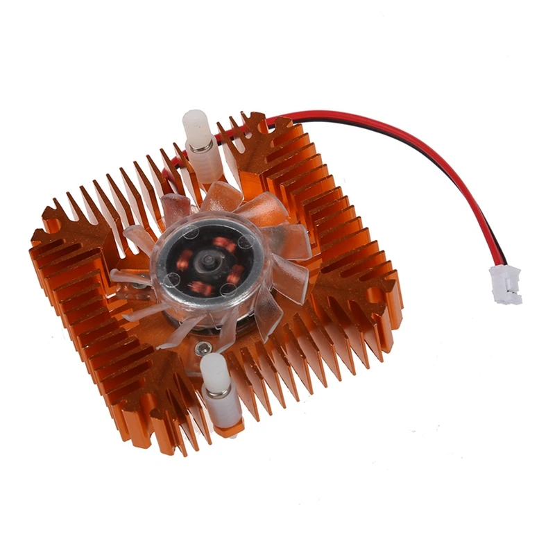 4X PC Computer Laptop CPU VGA Video Card 55Mm Cooler Cooling Fan Heatsink