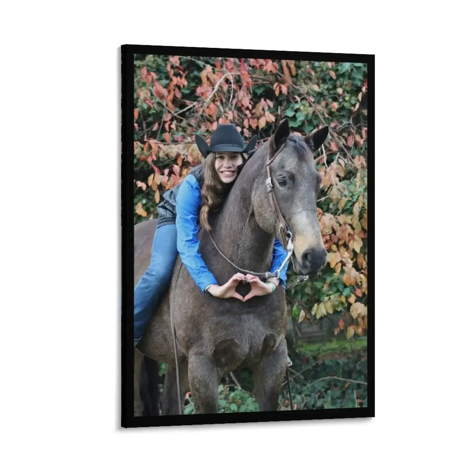 

Heart horse Canvas Painting anime poster wall decoration painting bedrooms decor anime room decor