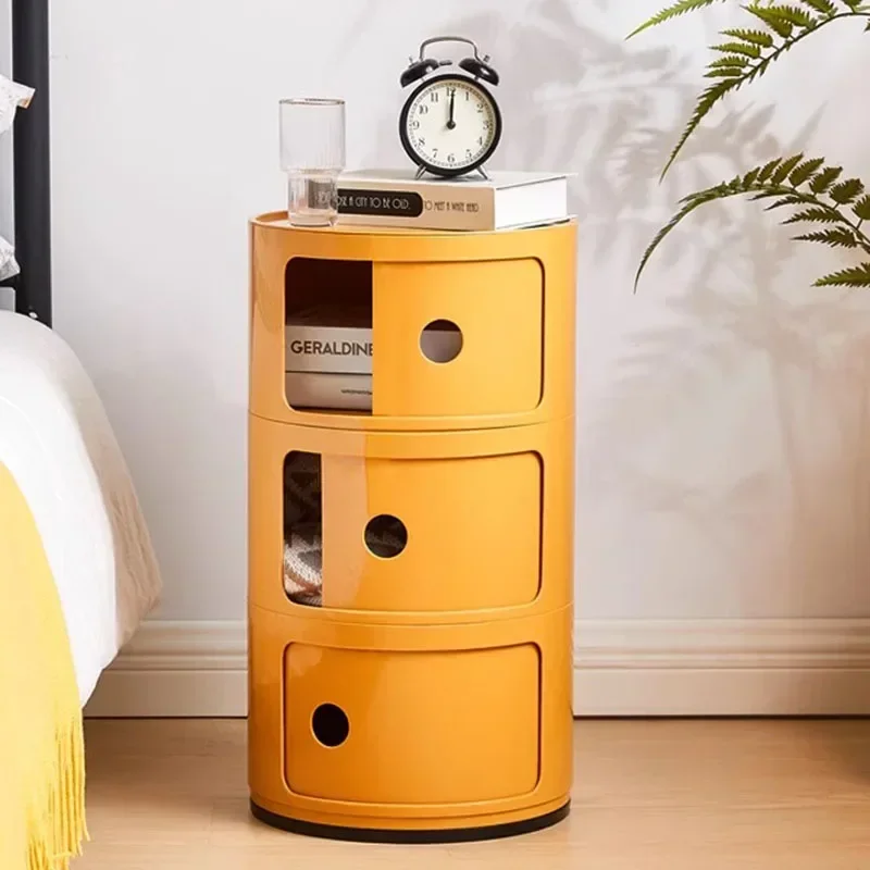 Minimalist Bedroom Nightstand Storage White Home Living Room Nightstand Modern Girl Drawers Mesitas De Noche Interior Decoration