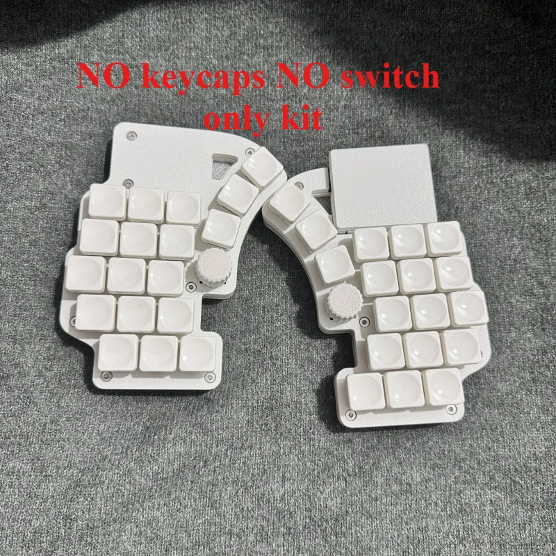 Dilemma 4X6 Circulaire Touchpad Split Keyboard Kit Aangepaste Hot Swappable Knop Bedraad RGB Gaming Keyboard Ondersteunt Ergonomische VIAL