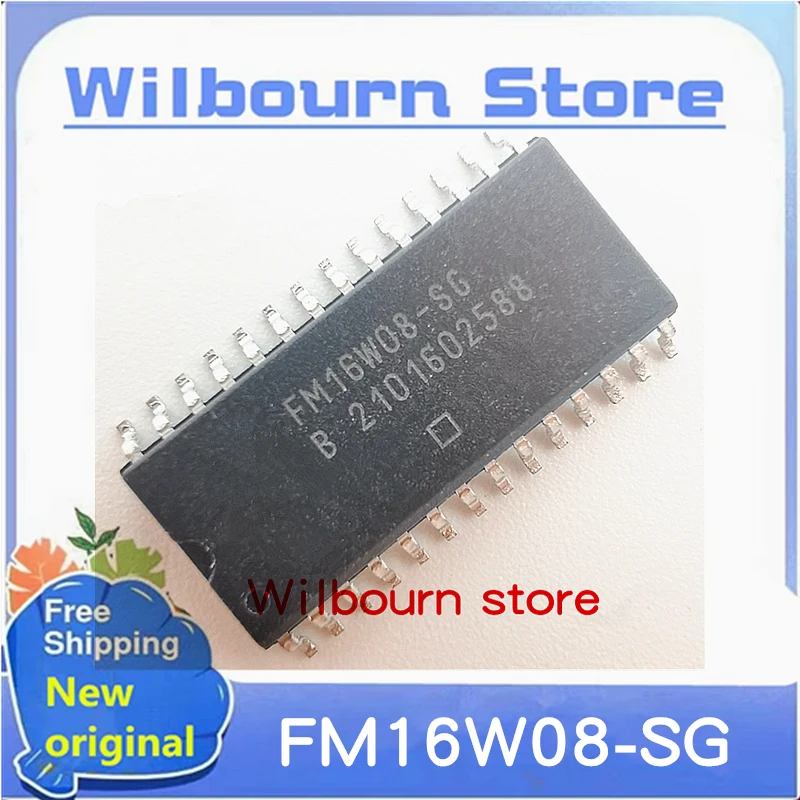 10PCS~100PCS/LOT 100% NEW FM16W08-SG FM16W08-SGTR SOP28 Electronic components