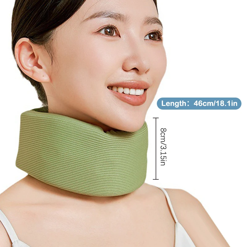 1 Pack Neck Support Adjustable Neck Support Cervical Sponge Neck Protector For Sleep Relief Neck Pain Breathable Neck Support