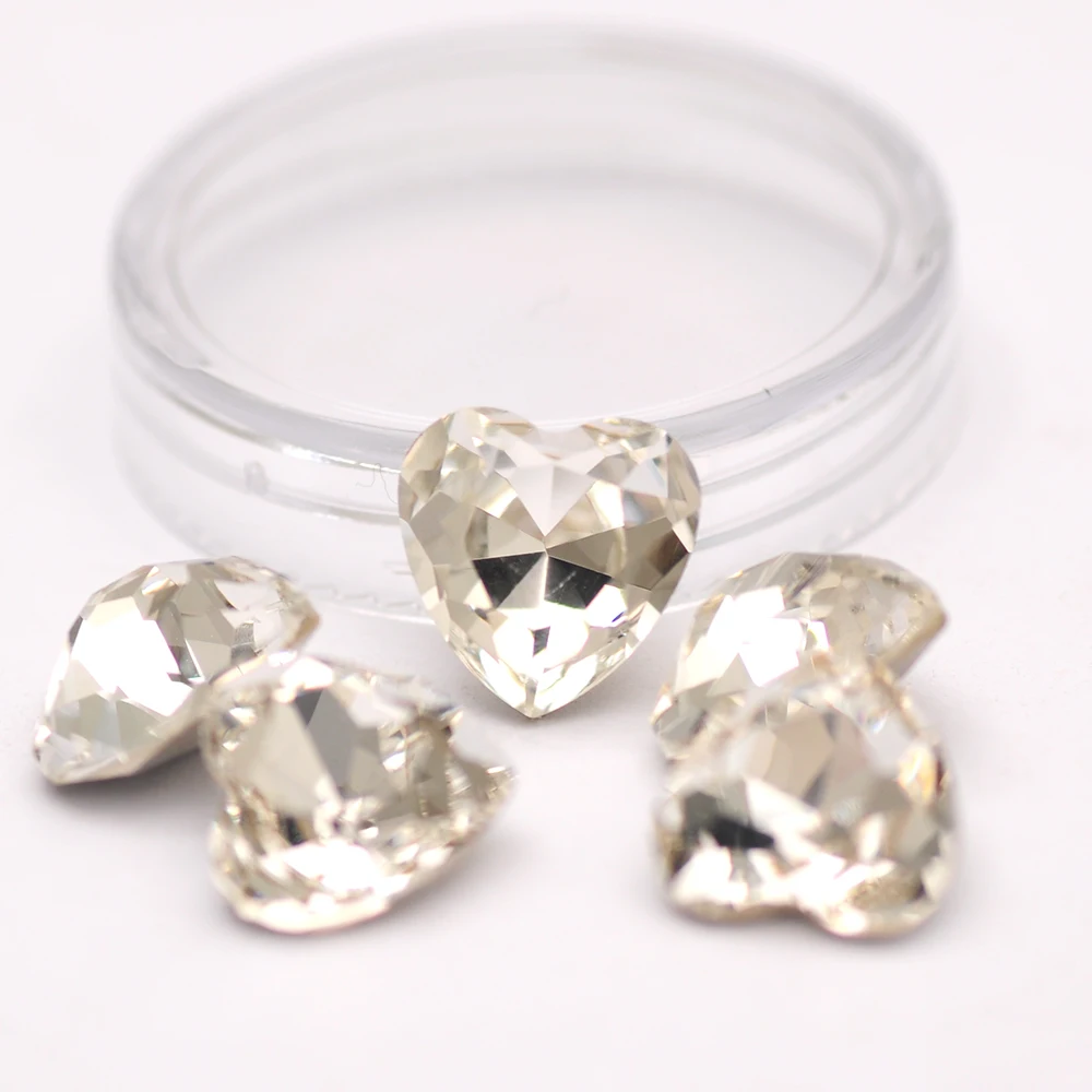 Different Shapes Super Clear 10PCS Rhinestones Glass DIY Accessories Crafts Crystal Jewels Beads For Nail Art Garment Decoration