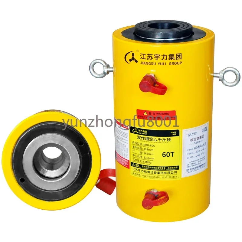 Hydraulic Hallow Jack RCH-20T30T60T Separated through-Core Prestressed Tension Hollow Hydraulic Cylinder