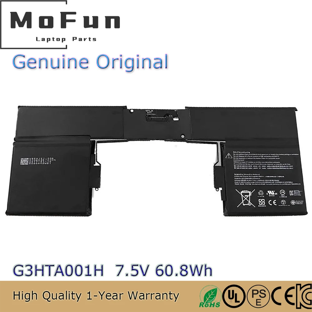

Original G3HTA001H 7.5V 60.8Wh Laptop Battery for Microsoft Surface Book 1st Gen 1785 93HTA001H
