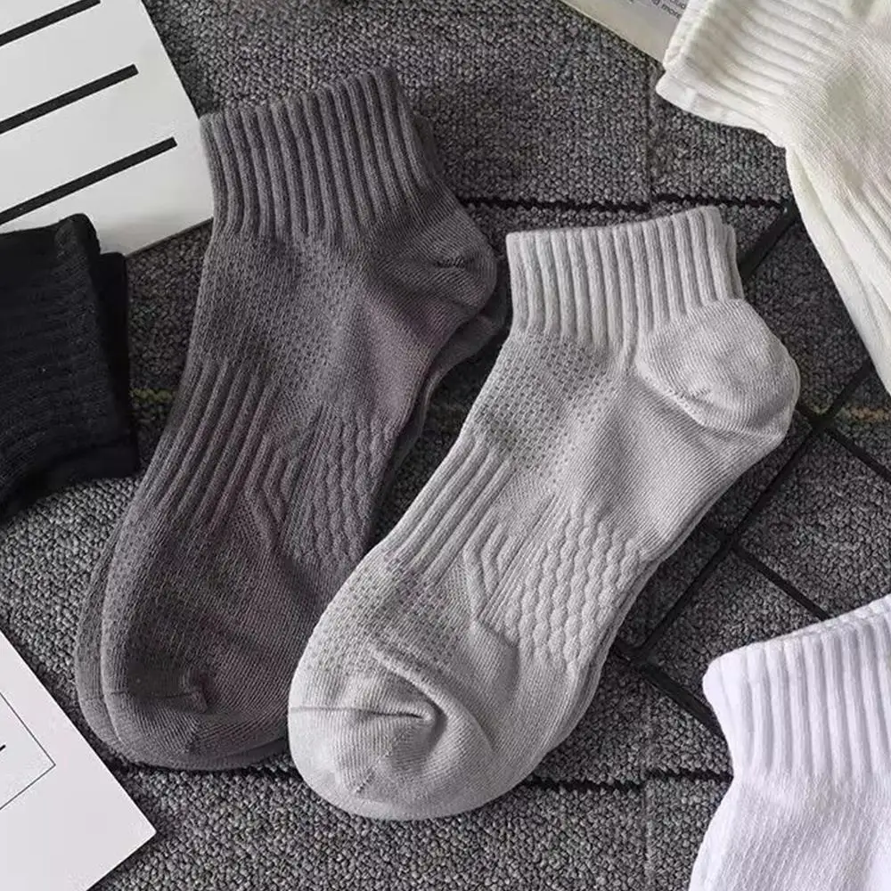 Hosiery Foot Socks Ankle Socks Short Socks Sport Socks Breathable Sweat Absorption Solid All-matching Casual