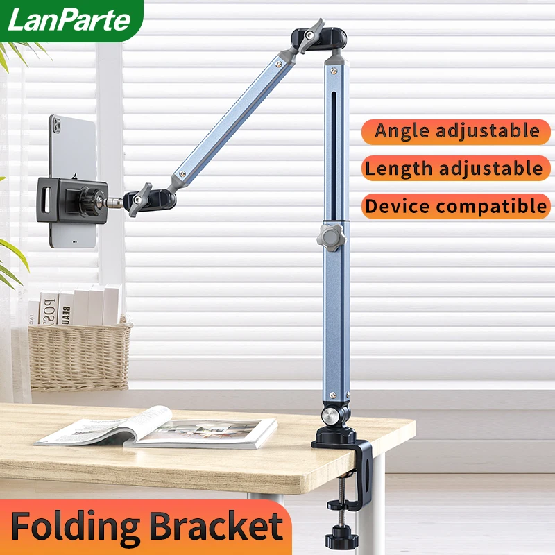 2026 Multifunctional Flexible Desktop Tablet PC Lazy Stand Vlog Video Making Aluminum Alloy Tablet Bed Holder