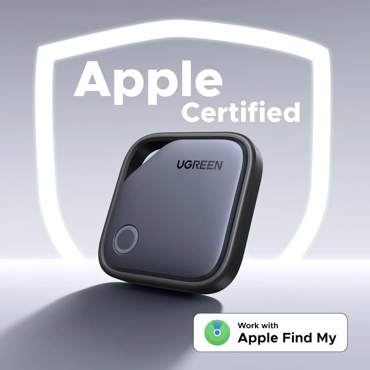 UGREEN FineTrack Smart Finder Compatible with   Find My (iOS Only) 2-Year Replaceable Battery Bluetooth Tracker Tags