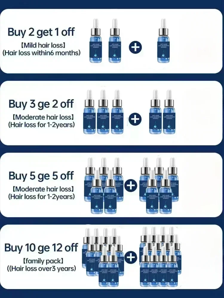Hair Growth Oil Loss Treatment Smoothing Repair Damaged Hair Growth Products for Men Women Hair Care