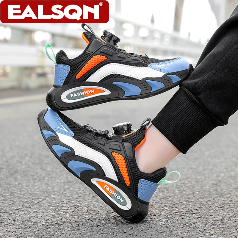 Весенне-осенняя детская спортивная обувь, нескользящие детские кроссовки, дышащие баскетбольные кроссовки с сеткой, повседневные теннисные туфли на плоской подошве для прогулок