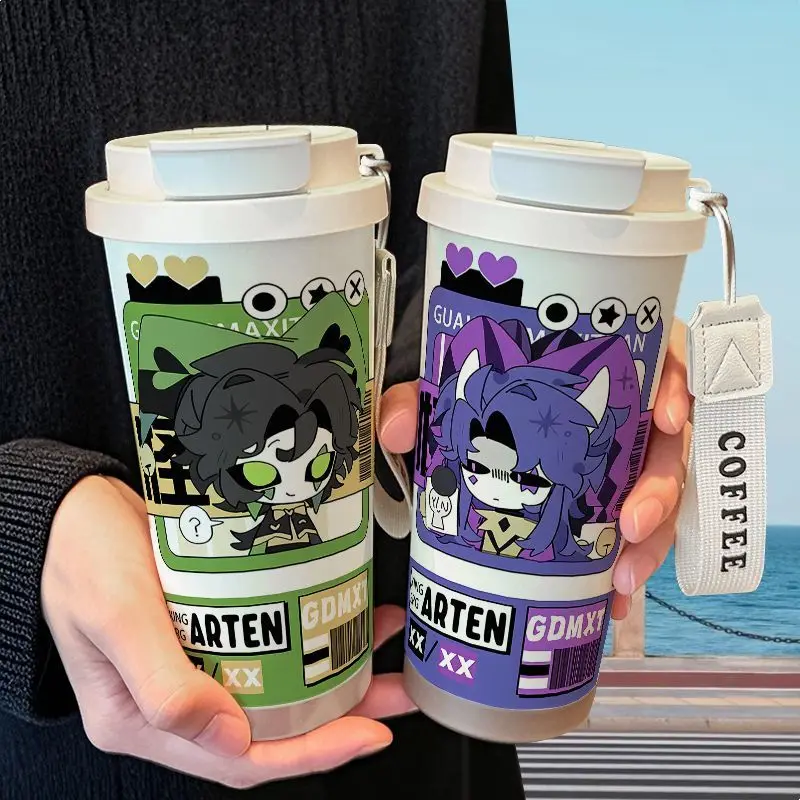 Anime The Freak Circus Stainless Steel Insulated Cup Kawaii Outdoor Sports Portable Double Layer Large Capacity Water Cup view 5
