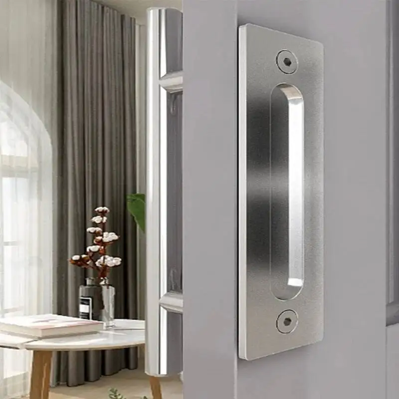 

Grain Barn Sliding Door Display Window Double-Sided Circular Pipe Carbon Steel Handle Hardware Accesso