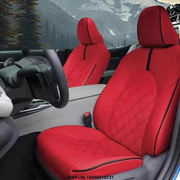 

High Quality Full Set of Universal Leather Car Seat Cover with Car Seat Cushion Premium Interior Accessory