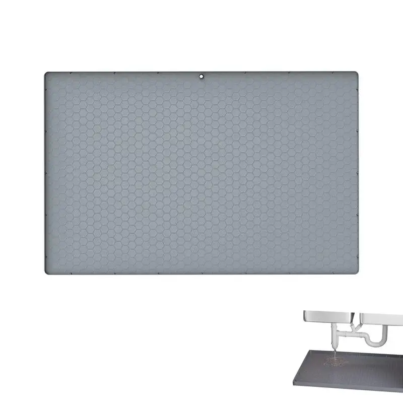 

Waterproof Under Sink Mat Waterproof Mat Under Sink Organizer 34X22 Inch Under Sink Drip Tray With Raised Edge For Bathroom