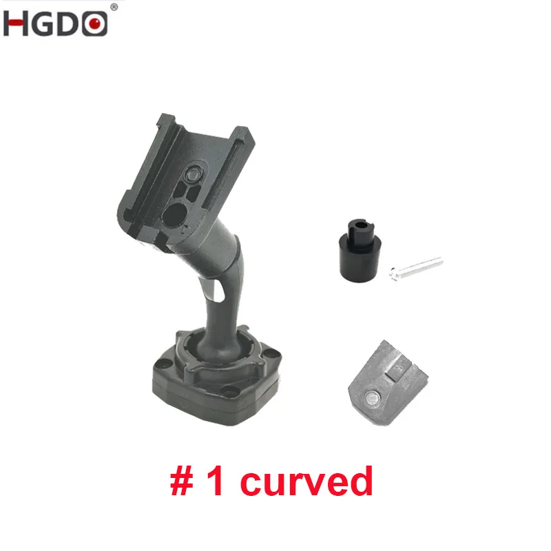 HGDO Number 1 Curved and Extension Mount Base for 10/12 inch Interior Rear View Mirror Dash Cam DVR Bracket Arm
